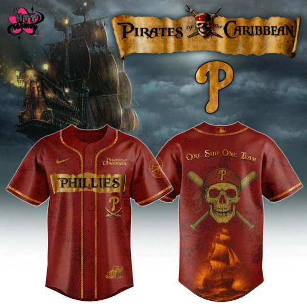 Philadelphia Phillies Pirates of the Caribbean 2025 Baseball Jersey