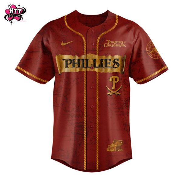 Philadelphia Phillies Pirates of the Caribbean 2025 Baseball Jersey