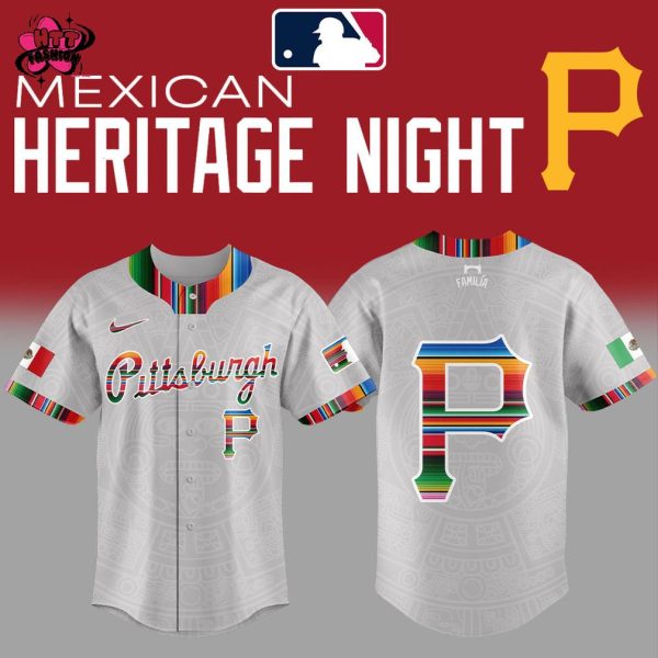 Pittsburgh Pirates Mexican Heritage Night 2025 Baseball Jersey