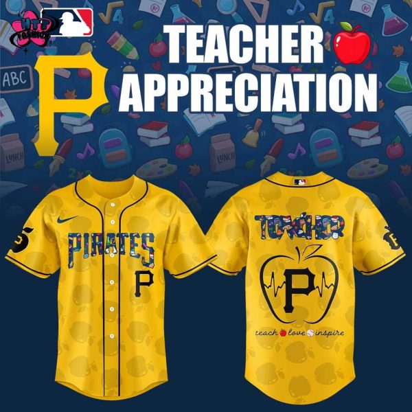 Pittsburgh Pirates TEACHER APPRECIATION NIGHT 2025 City Connect Baseball Jersey