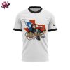 Post Malone wear 1984 Willie Nelson & Family Wrangler Jeans Tour 2025 T Shirt