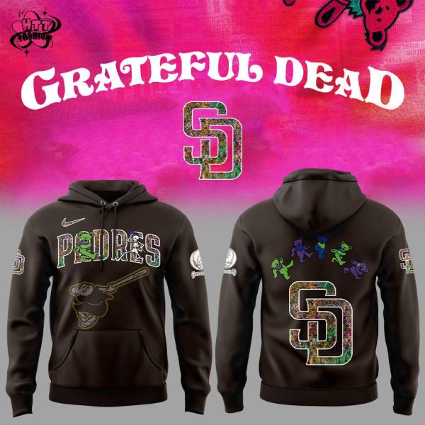 San Diego Padres Grateful Dead Night 60th Anniversary 2025 Hoodie