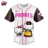San Diego Padres Hello Kitty Happy Mother's Day 2025 Baseball Jersey