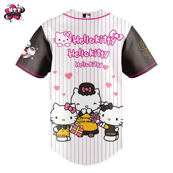 San Diego Padres Hello Kitty Happy Mother’s Day 2025 Baseball Jersey
