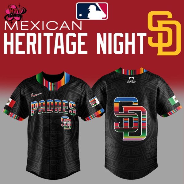 San Diego Padres MLB Mexican Heritage Night 2025 Baseball Jersey