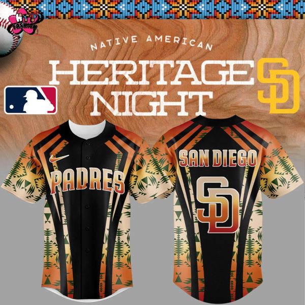 San Diego Padres Native American Heritage Night 2025 Baseball Jersey