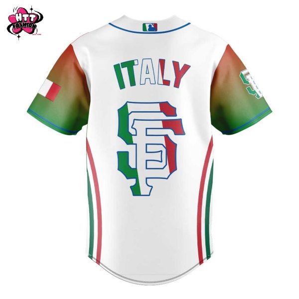 San Francisco Giants Italian Heritage Night 2025 Baseball Jersey