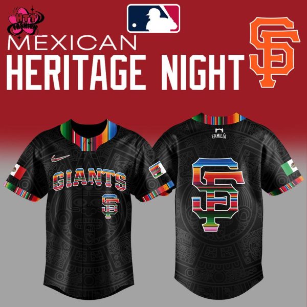 San Francisco Giants MLB Mexican Heritage Night 2025 Baseball Jersey