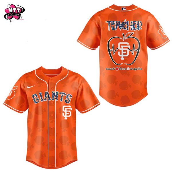 San Francisco Giants MLB Teacher Appreciation Night 2025 Special New Baseball Jersey