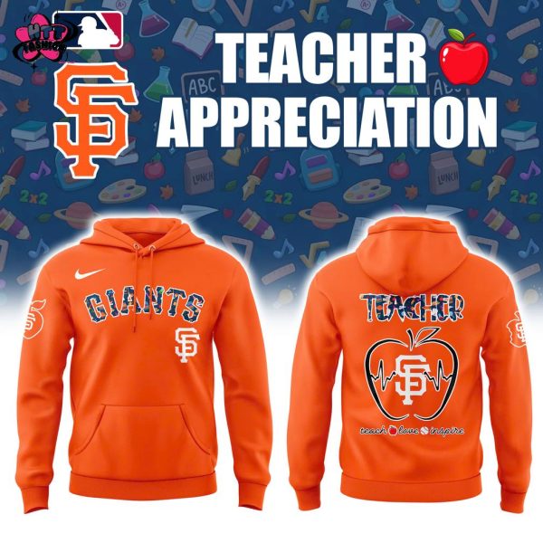 San Francisco Giants MLB Teacher Appreciation Night 2025 Special New Hoodie