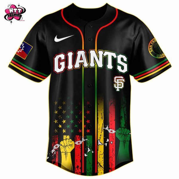 San Francisco Giants MLB X Juneteenth Freedom Day June 19th 2025 Baseball Jersey