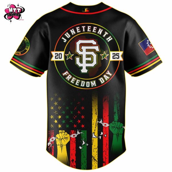 San Francisco Giants MLB X Juneteenth Freedom Day June 19th 2025 Baseball Jersey