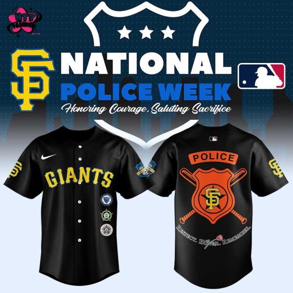 San Francisco Giants National Police Week Night 2025 Baseball Jersey