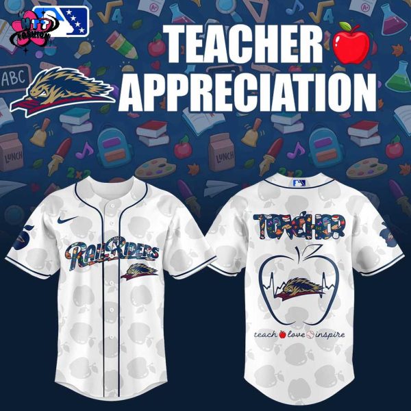 Scranton Wilkes-Barre RailRiders Teacher Appreciation Night 2025 Baseball Jersey