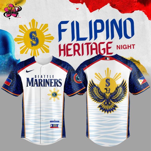 Seattle Mariners Filipino Heritage Night Special New 2025 Baseball Jersey