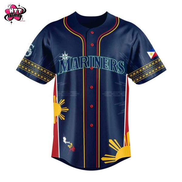Seattle Mariners MLB Filipino Heritage Night 2025 Baseball Jersey
