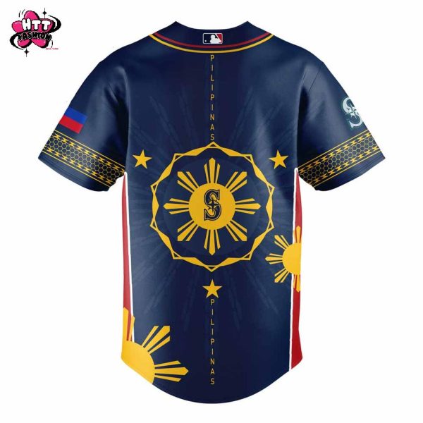 Seattle Mariners MLB Filipino Heritage Night 2025 Baseball Jersey