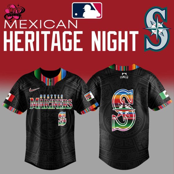 Seattle Mariners MLB Mexican Heritage Night 2025 Baseball Jersey