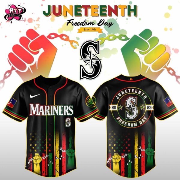 Seattle Mariners MLB X Juneteenth Freedom Day June 19th 2025 Baseball Jersey