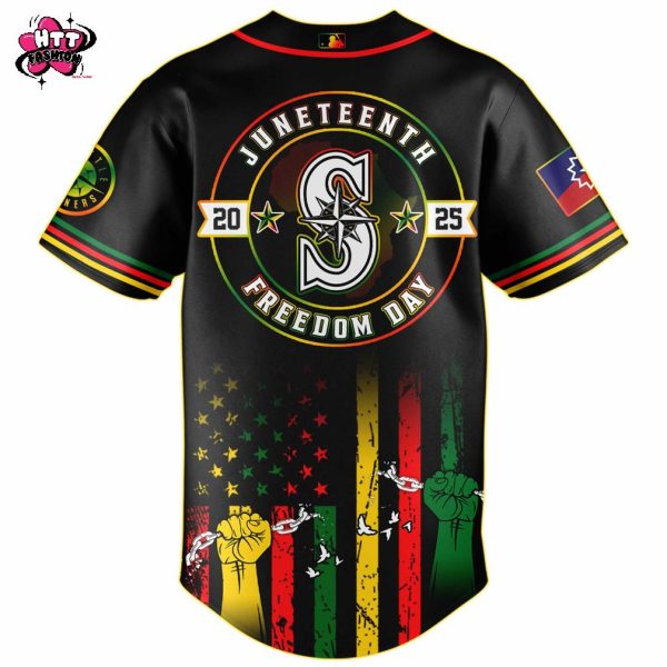 Seattle Mariners MLB X Juneteenth Freedom Day June 19th 2025 Baseball Jersey