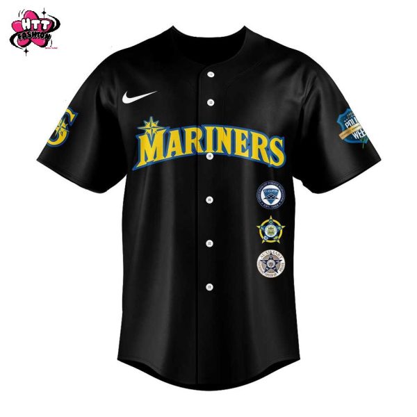 Seattle Mariners National Police Week Night 2025 Baseball Jersey