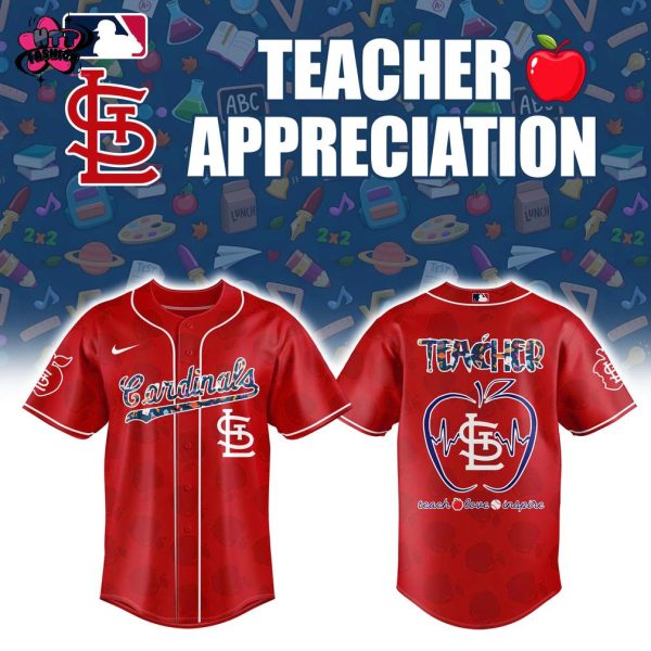 St.Louis Cardinals MLB Teacher Appreciation Night 2025 Special New Baseball Jersey