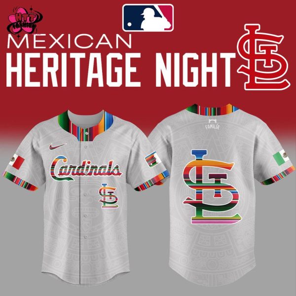 St.Louis Cardinals Mexican Heritage Night 2025 Baseball Jersey