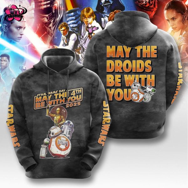 Star Wars Day May The Droids Be With You 2025 3D T-Shirt