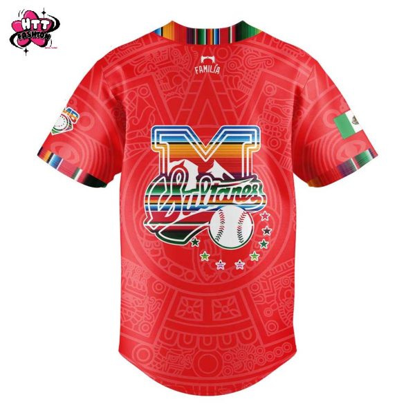 Sultanes de Monterrey Mexican Heritage Night 2025 Red Baseball Jersey