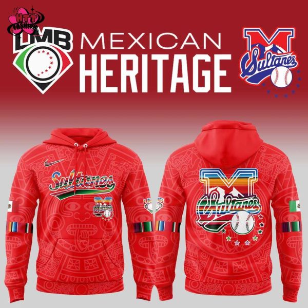 Sultanes de Monterrey Mexican Heritage Night 2025 Red Hoodie