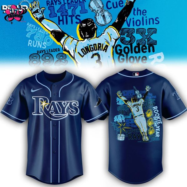 Tampa Bay Rays Evan Longoria 2025 Limited Edition Baseball Jersey
