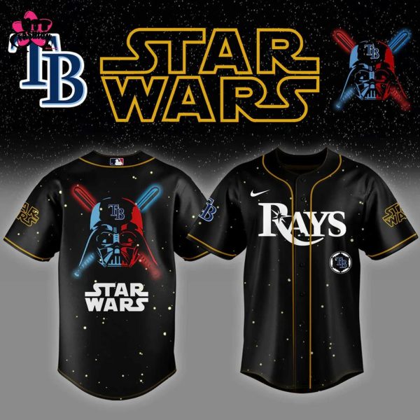 Tampa Bay Rays MLB Star Wars Night 2025 Black Edition Baseball Jersey