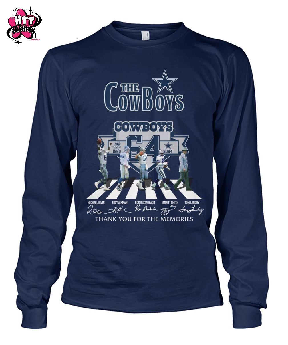 The Dallas Cowboys 1960-2024 Thank You For The Memories T-Shirt The Dallas Cowboys 1960-2024 Thank You For The Memories T-Shirt