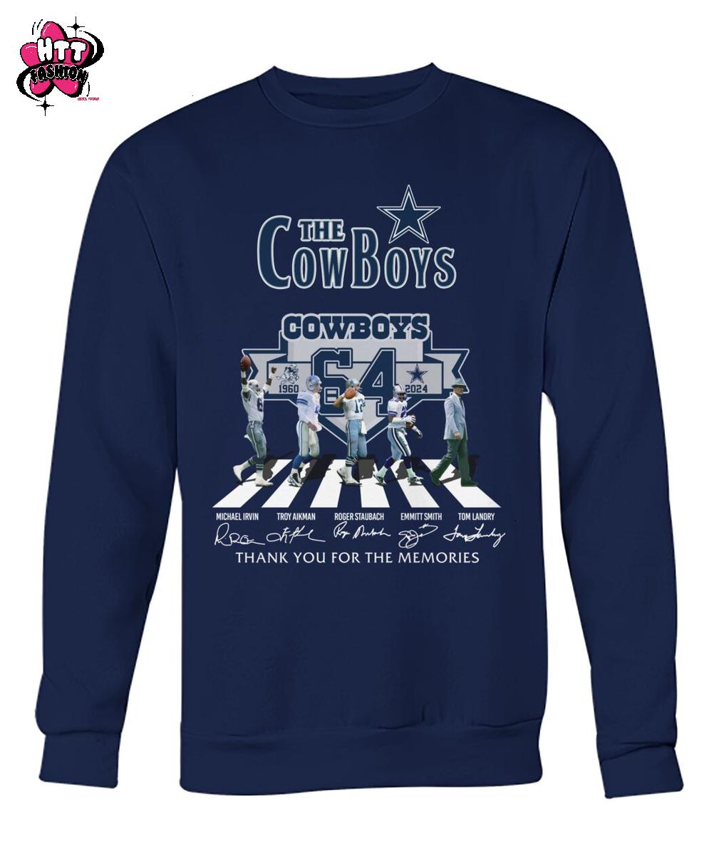 The Dallas Cowboys 1960-2024 Thank You For The Memories T-Shirt The Dallas Cowboys 1960-2024 Thank You For The Memories T-Shirt