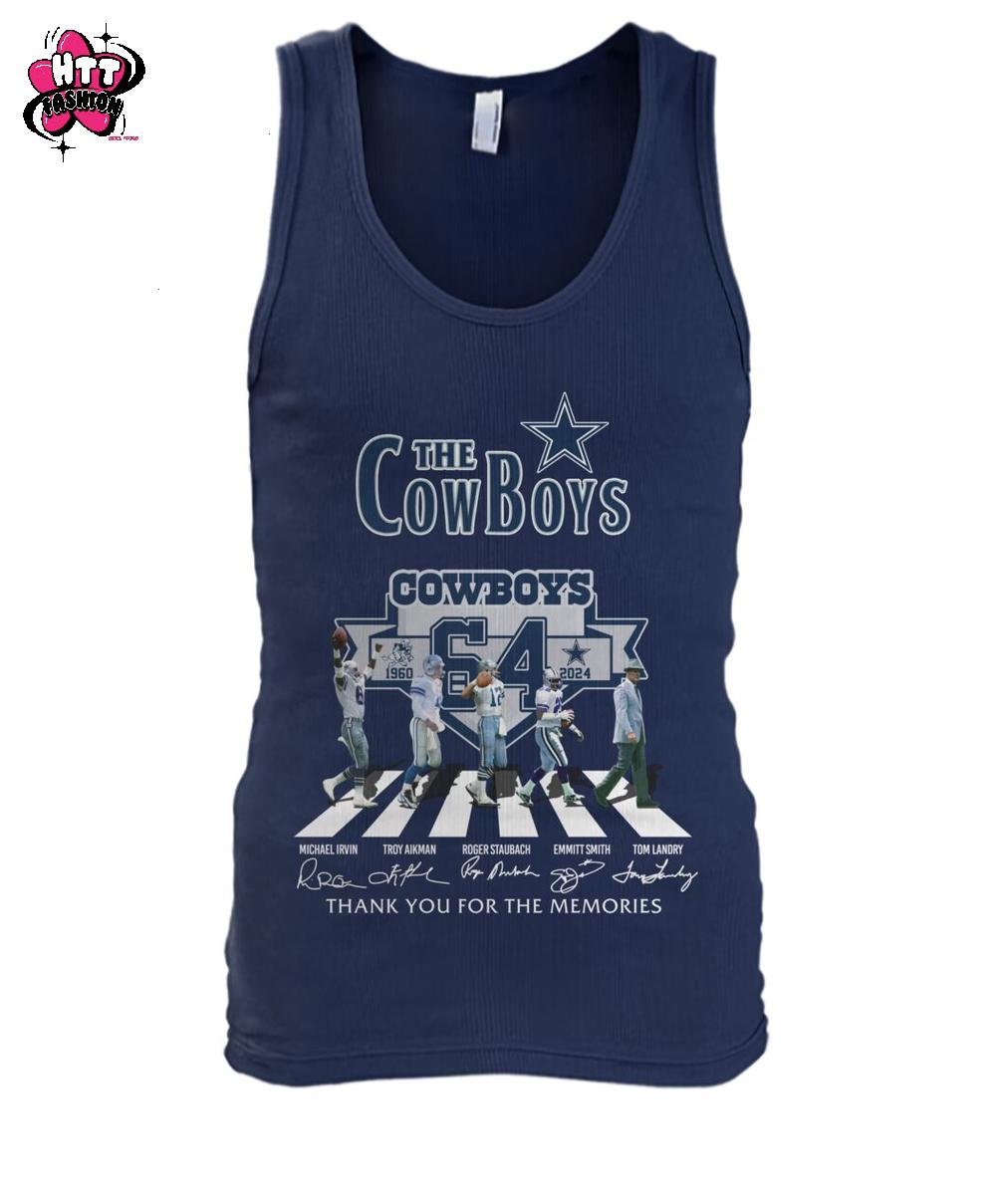 The Dallas Cowboys 1960-2024 Thank You For The Memories T-Shirt The Dallas Cowboys 1960-2024 Thank You For The Memories T-Shirt