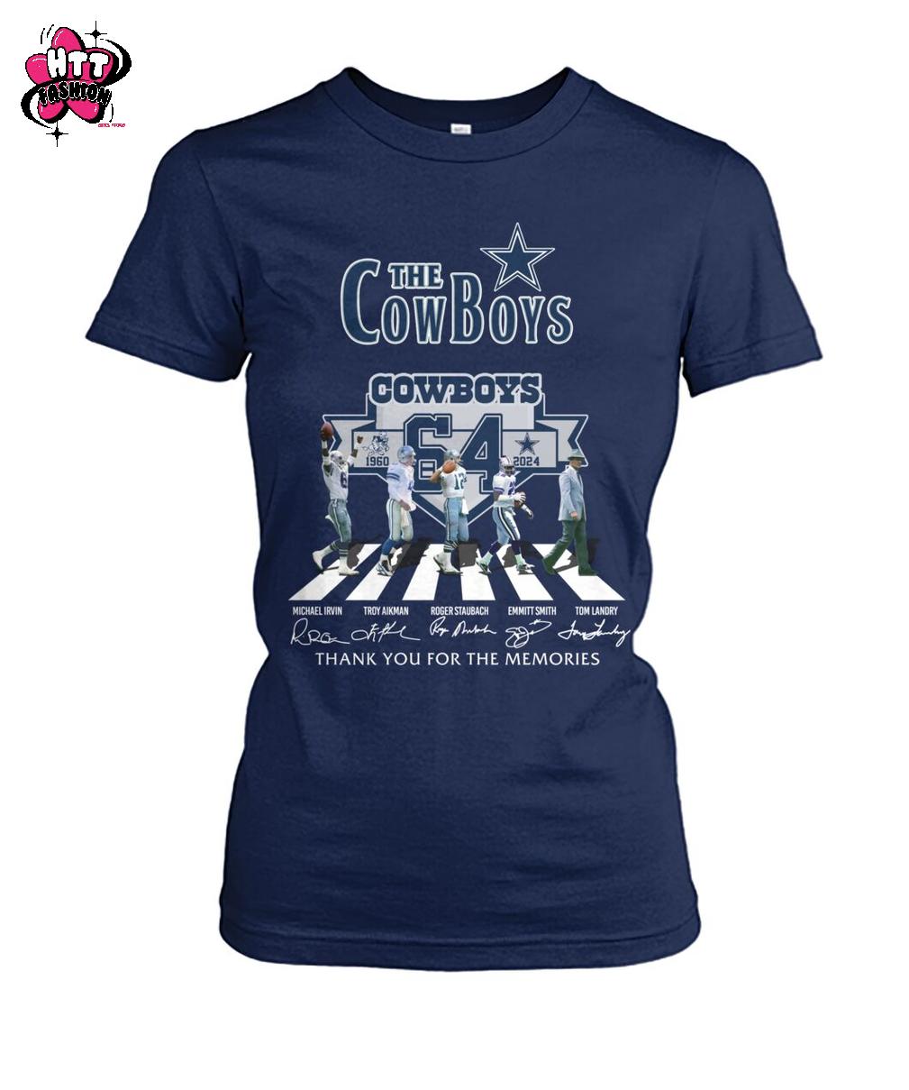 The Dallas Cowboys 1960-2024 Thank You For The Memories T-Shirt The Dallas Cowboys 1960-2024 Thank You For The Memories T-Shirt