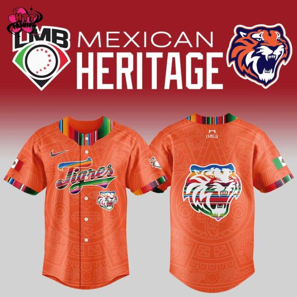 Tigres de Quintana Roo Mexican Heritage Night 2025 Red Baseball Jersey