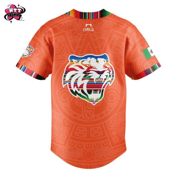 Tigres de Quintana Roo Mexican Heritage Night 2025 Red Baseball Jersey