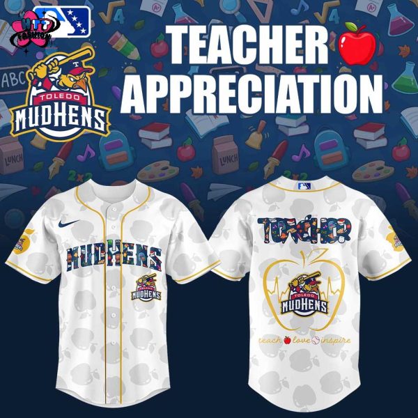 Toledo Mud Hens Teacher Appreciation Night 2025 Baseball Jersey