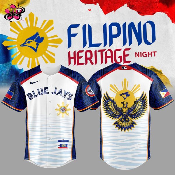 Toronto Blue Jays Filipino Heritage Night Special New 2025 Baseball Jersey