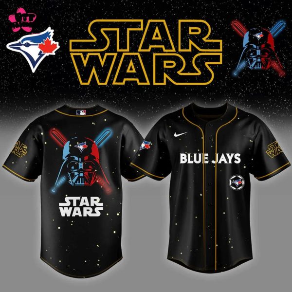Toronto Blue Jays MLB Star Wars Night 2025 Black Edition Baseball Jersey