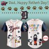 Toronto Blue Jays Snoopy Happy Father's Day 2025 Baseball Jersey