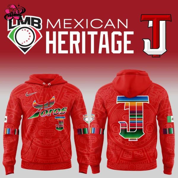 Toros de Tijuana Mexican Heritage Night 2025 Red Hoodie