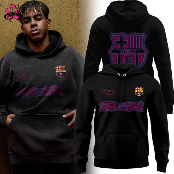 Travis Scott Brings Cactus Jack to El Cl?sico with FC Barcelona Special New Hoodie