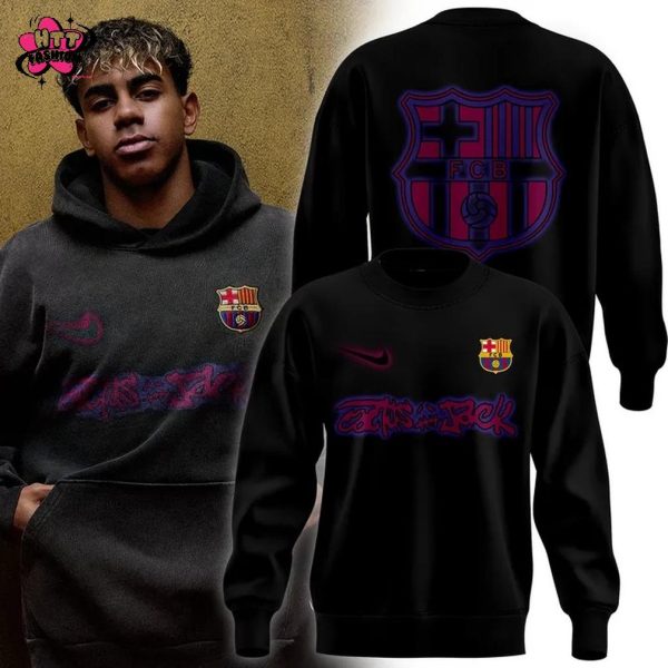 Travis Scott Brings Cactus Jack to El Clasico with FC Barcelona Special New Hoodie