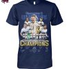 Tom Brady GOAT New England Patriots 25th Draft Anniversary 2000-2025 Thank You For The Memories T-Shirt