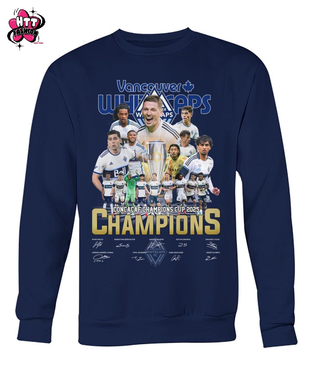 Vancouver Whitecaps Concacaf Champions Cup 2025 T-Shirt Vancouver Whitecaps Concacaf Champions Cup 2025 T-Shirt