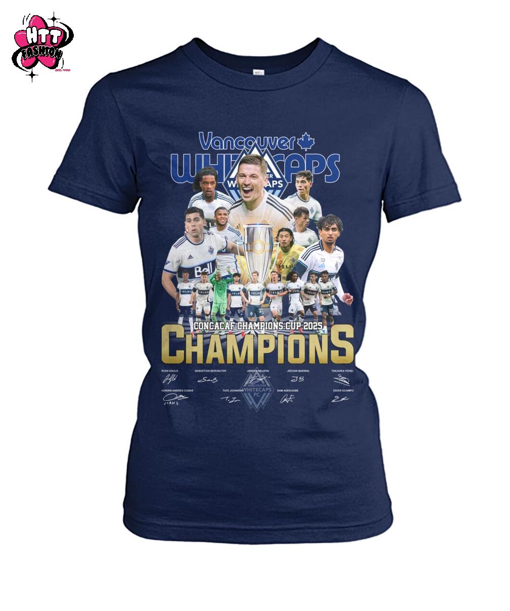 Vancouver Whitecaps Concacaf Champions Cup 2025 T-Shirt Vancouver Whitecaps Concacaf Champions Cup 2025 T-Shirt