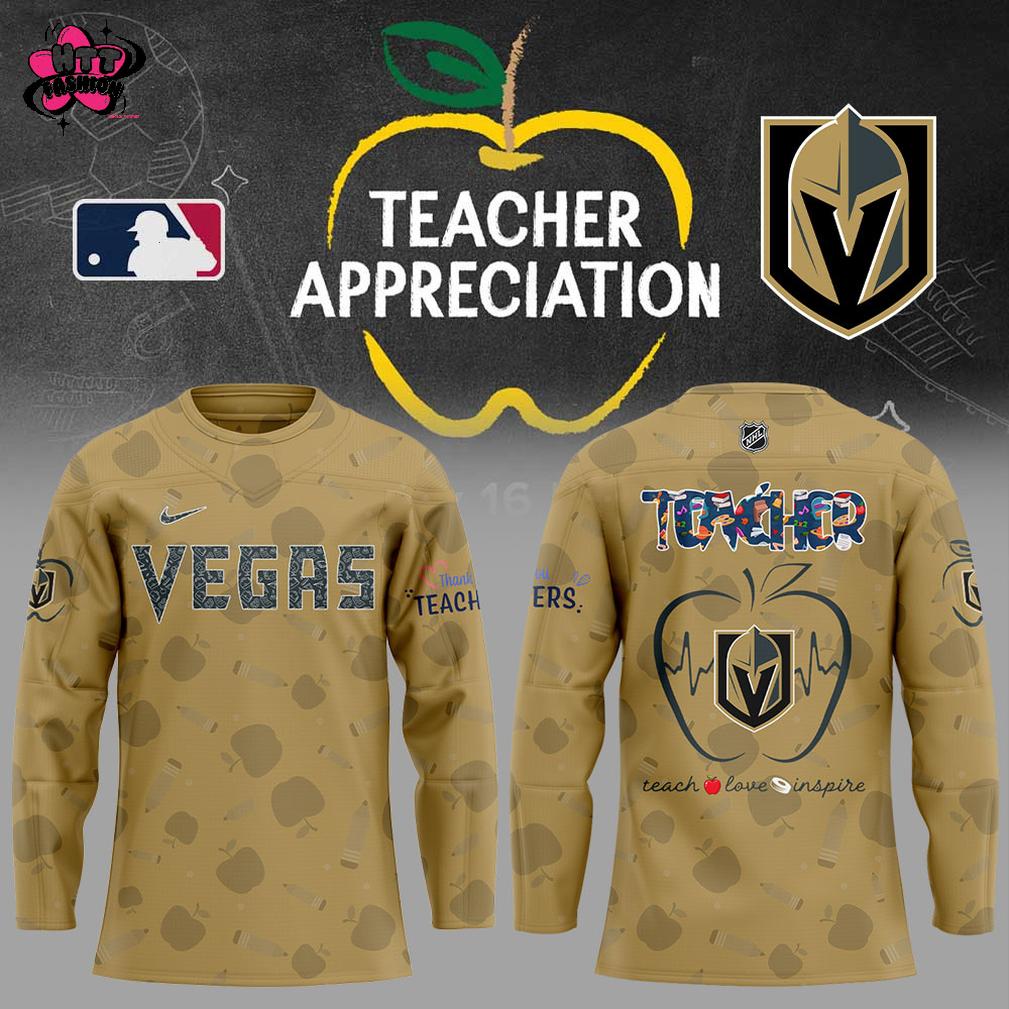 Vegas Golden Knights Teacher Appreciation Night 2025 Hockey Jersey Vegas Golden Knights Teacher Appreciation Night 2025 Hockey Jersey