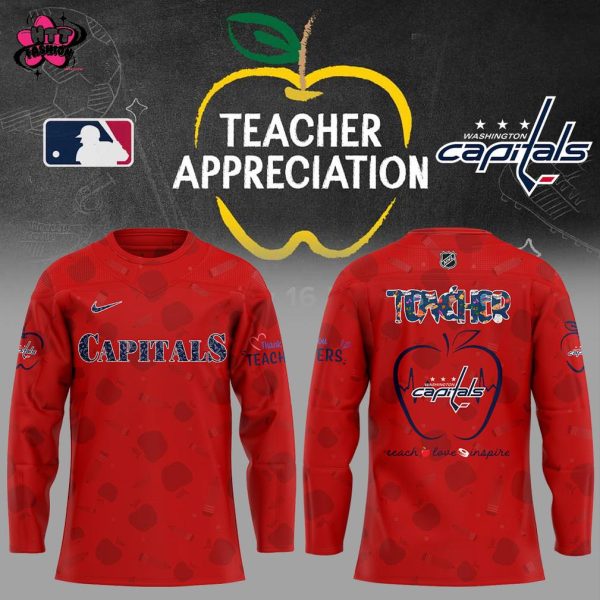 Washington Capitals Teacher Appreciation Night 2025 Hockey Jersey